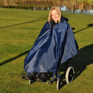 SPLASH DELUXE WHEELCHAIR PONCHO (LINED) PR34027/D